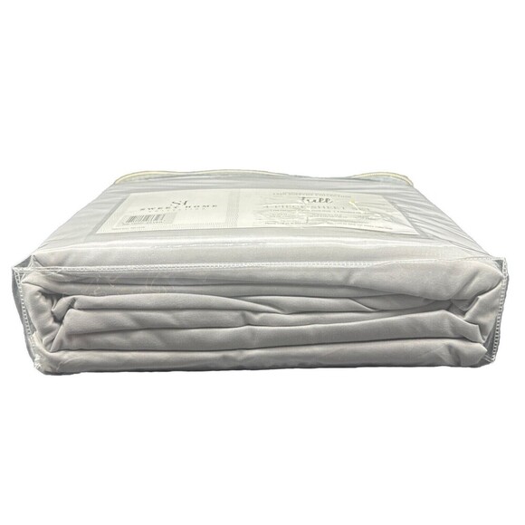 NEW Sweet Home 1500 Supreme Collection SILVER FULL 4 Piece Sheet Set NIP - Picture 7 of 7